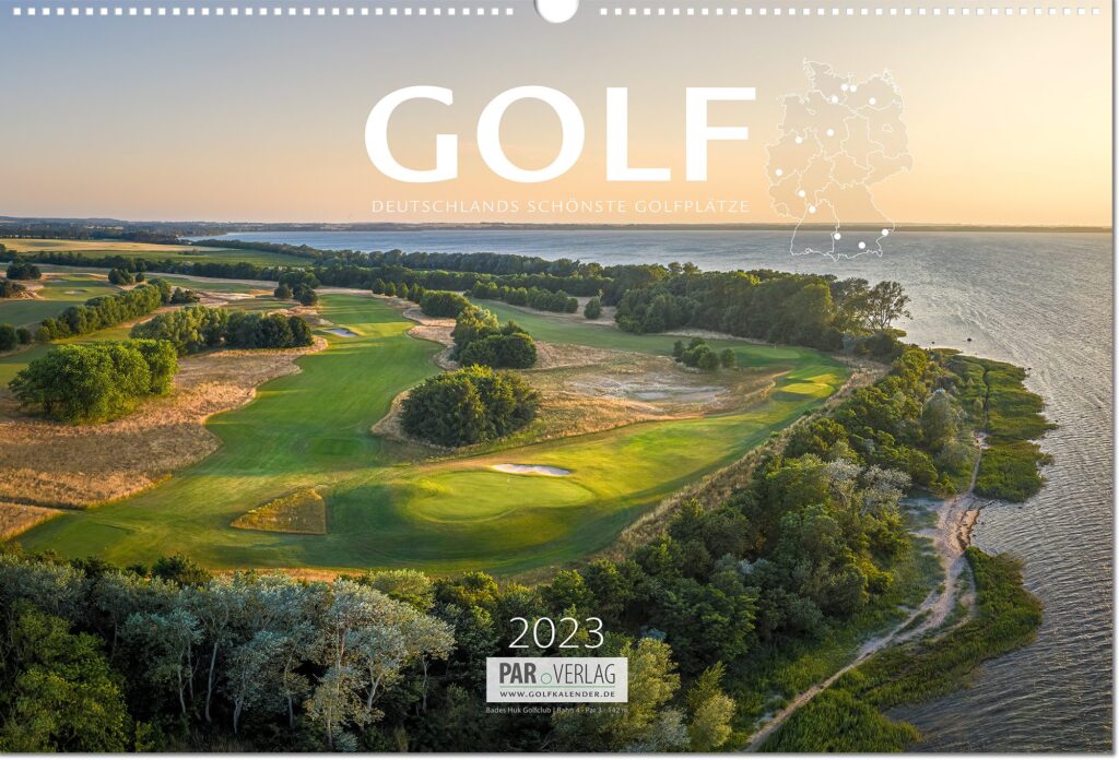 Der Golfkalender 2023, ein tolles Golfgeschenk für jeden Golfer